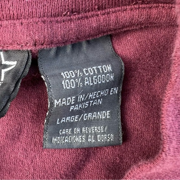 Vintage Virginia Tech Hokies Starter Graphic T-shirt Size L Burgundy - Picture 5 of 6